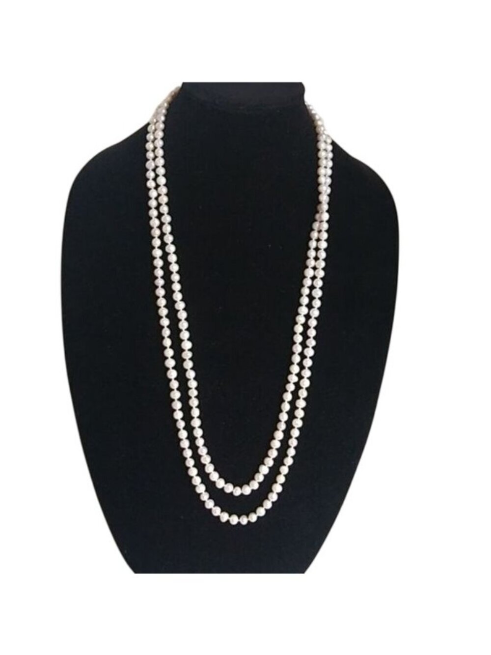 Freshwater 6mm Pearls Neverending Necklace, 64" - Picture 5 of 6